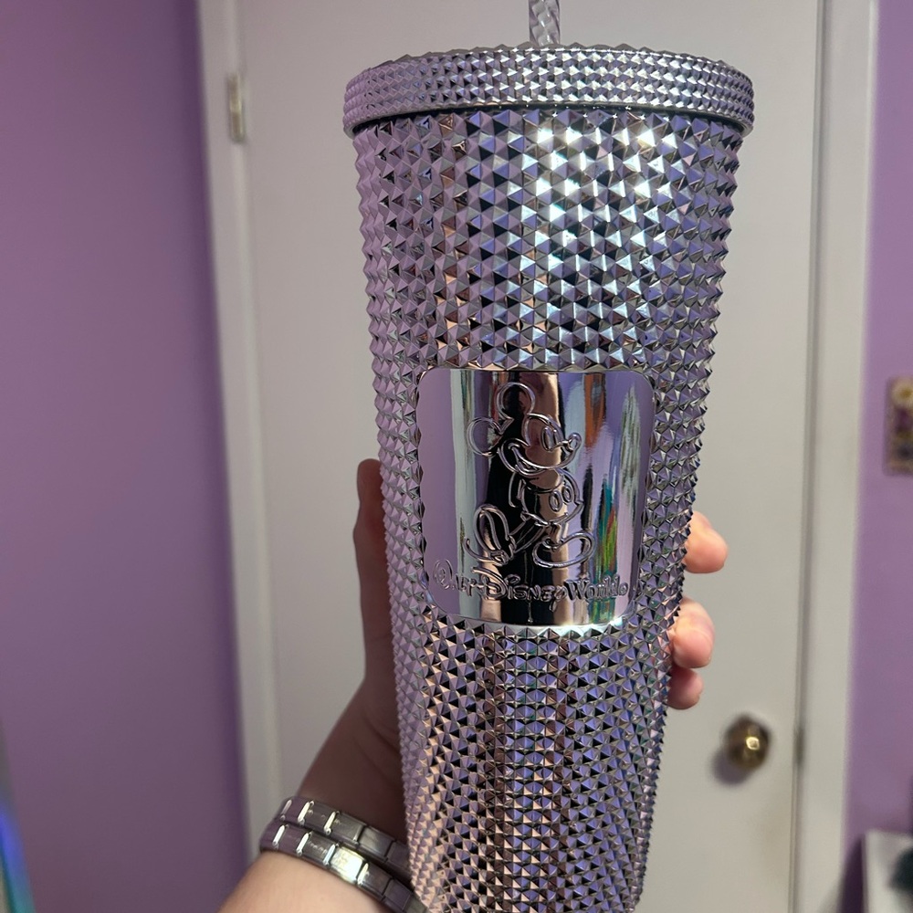Starbucks Silver Textured Tumbler